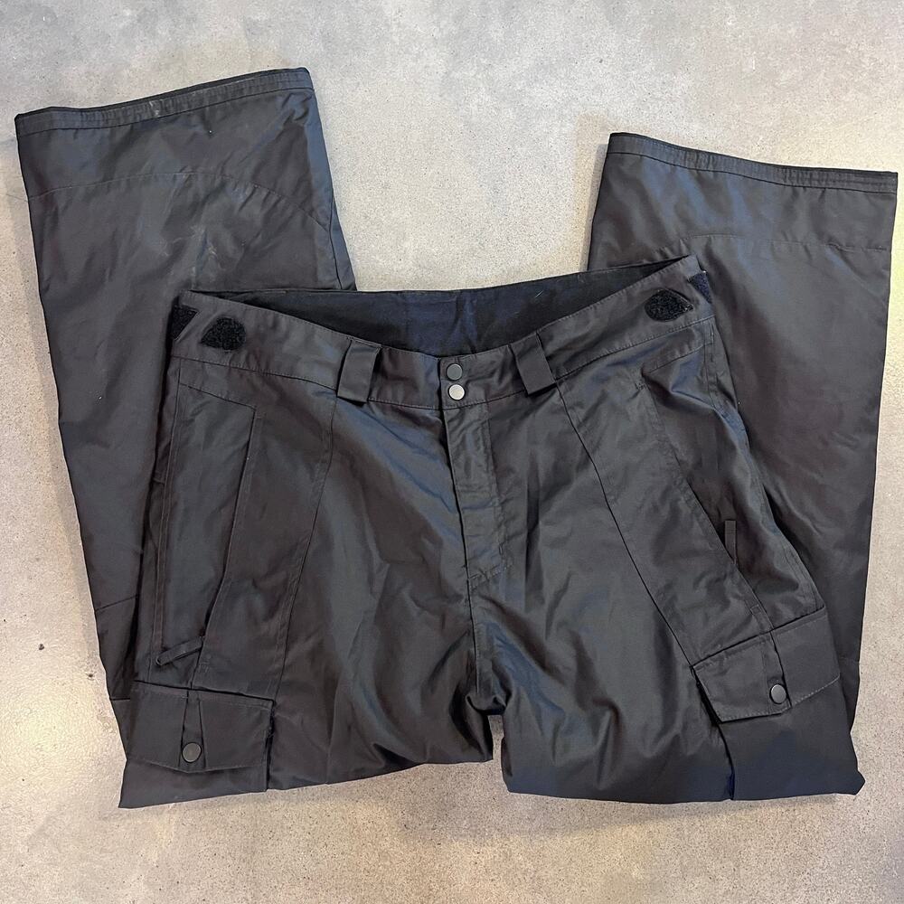 Oneill Snow ski pants black outerwear Mens XL relaxed fit cargo bottom snowboard